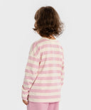 Лонгслив на райета многоцветен за момиче Button Blue