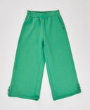 Джогъри с ластичен колан и регулиране на ширината на крачолите зелени за момиче Button Blue