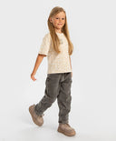 Дънки Carrot сиви за МОМИЧЕ основен изглед