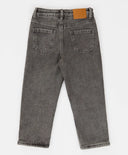 Дънки Carrot fit подплатени сиви детски Button Blue