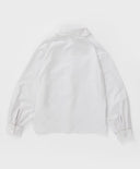 Риза с оформена яка бяла Button Blue