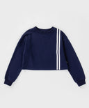 Суичър с лампаси син Button Blue