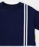 Суичър с лампаси син Button Blue