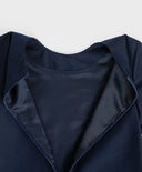 Рокля с плисирана пола синя Button Blue