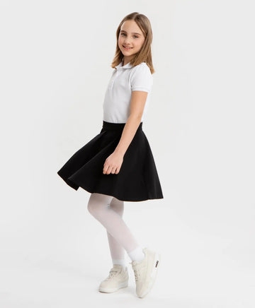 Пола на големи гънки черна Button Blue