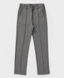 Класически прави панталони с притиснати ръбове сиви Button Blue