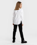 Класически панталони с притиснати ръбове черни Button Blue