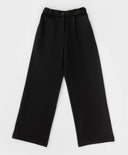 Палацо панталони с плисета черни Button Blue