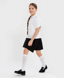 Пола-шорти с прехвърляне черна Button Blue