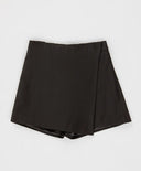 Пола-шорти с прехвърляне черна Button Blue