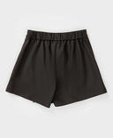 Пола-шорти с прехвърляне черна Button Blue