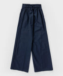 Палацо панталони с плисета сини Button Blue