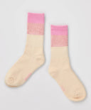 Комплект от два чифта високи чорапи многоцветни за момиче Button Blue