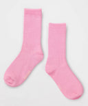 Комплект от два чифта високи чорапи многоцветни за момиче Button Blue