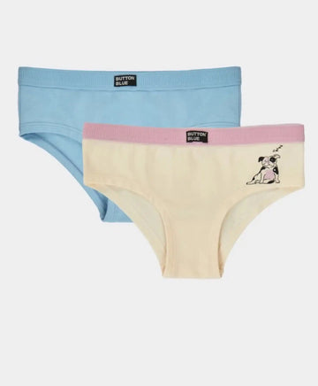 Комплект боксери от две части многоцветни за момиче Button Blue