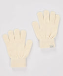 Ръкавици плетени кремави детски Button Blue