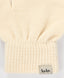 Ръкавици плетени кремави детски Button Blue