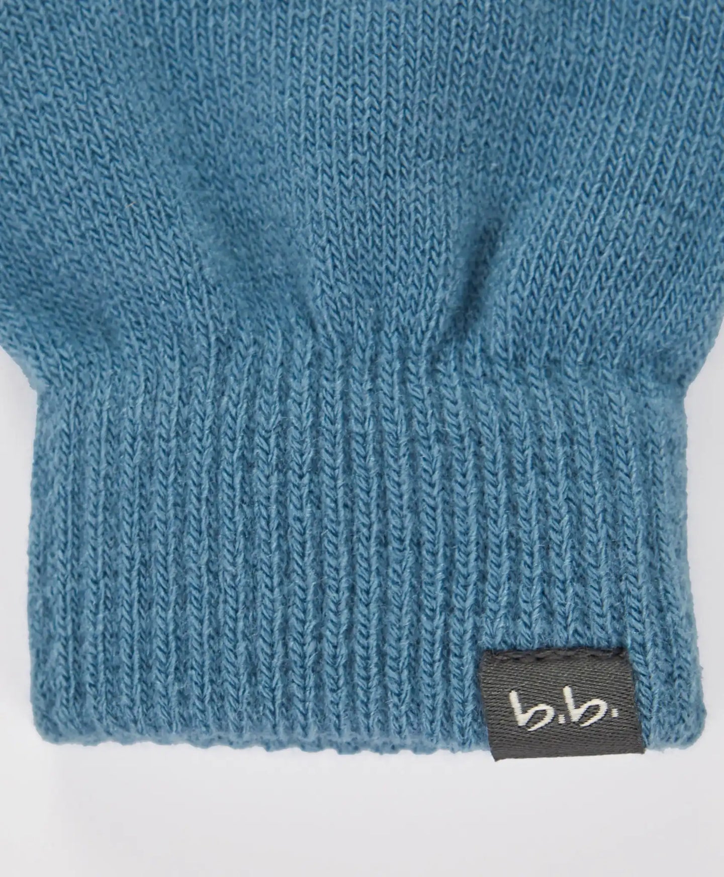 Ръкавици плетени сини детски Button Blue