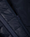 Палто от водоотблъскващ плат с подвижна манишка с качулка синьо за момче Gulliver