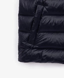 Капитониран елек от водонепропусклива материя, черен за момче Gulliver