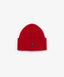 Плетена шапка с широк подгъв, червена за момче Gulliver