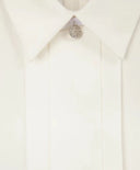 Трикотажна блуза с декорация кремава за момиче Gulliver