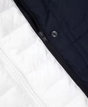 Палто за преходните сезони от водоотблъскващ плат с подвижна манишка синьо за момиче Gulliver