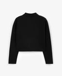 Плетено яке със закопчаване с метални копчета, черно за момиче Gulliver