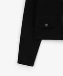 Плетено яке със закопчаване с метални копчета, черно за момиче Gulliver