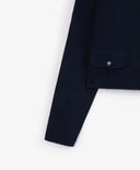 Плетено яке със закопчаване с метални копчета, синьо за момиче Gulliver