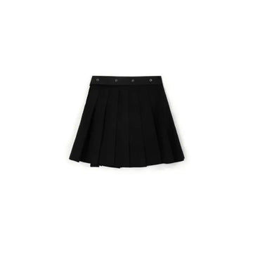 Училищна пола за тийнейджърка черна Gulliver