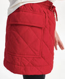 Пола за момиче капитонирана, от шушляк, червена Gulliver