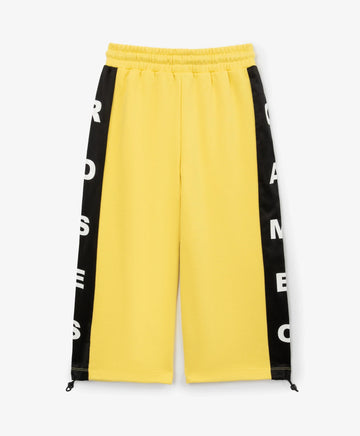 Трико панталон за момиче с контрастни лампаси, жълти Gulliver