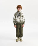 Худи за момче сиво с принт Gulliver