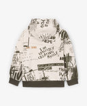 Худи за момче сиво с принт Gulliver