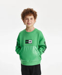 Суитшърт за момче от неопрен с кенгуру джоб, зелен Gulliver