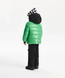 Зимно яке за момче капитонирано, на изкуствен пух, зелено Gulliver