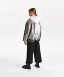 Утеплено яке за момиче, сребриста Gulliver