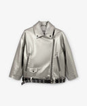 Утеплено яке за момиче, сребриста Gulliver