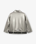 Утеплено яке за момиче, сребриста Gulliver