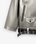 Утеплено яке за момиче, сребриста Gulliver