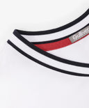 Лонгслив за момче с V-образно деколте, бял Gulliver