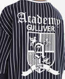 Лонгслив за момче оувърсайз силует, син на райе Gulliver