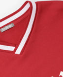 Суитшърт за момче с V-образно деколте, червен Gulliver