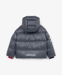 Преходно яке за момче от шушляк на вертикални райета, синьо Gulliver