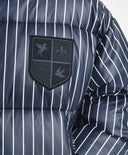 Преходно яке за момче от шушляк на вертикални райета, синьо Gulliver