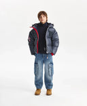 Преходно яке за момче от шушляк на вертикални райета, синьо Gulliver