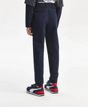 Панталон за момче от твил стеснен надолу, син Gulliver