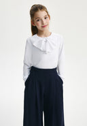 Бяла блуза с дълъг ръкав от Gulliver