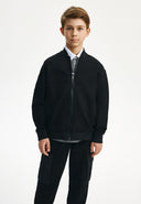 Черен суитшърт-бомбър от Gulliver